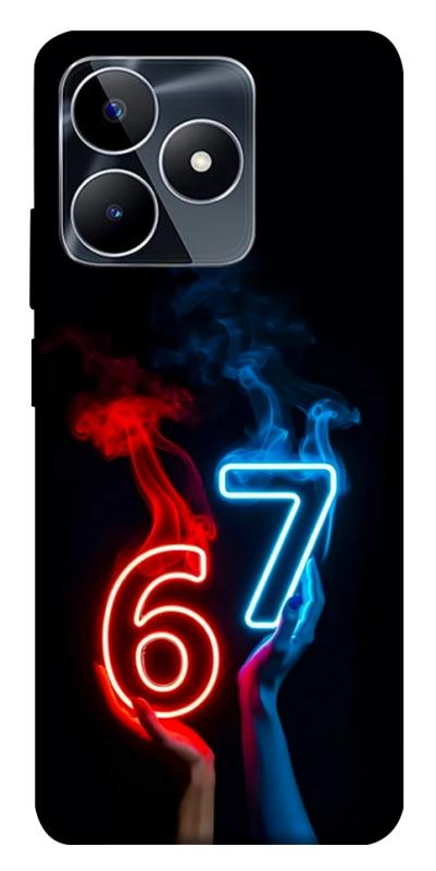 Чохол itsPrint Hands Six Seven для Realme C53, написи, купити оптом з доставкою
