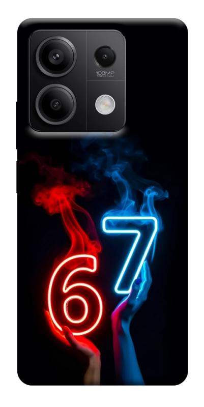 Чохол itsPrint Hands Six Seven для Xiaomi Redmi Note 13 5G, написи, купити оптом з доставкою
