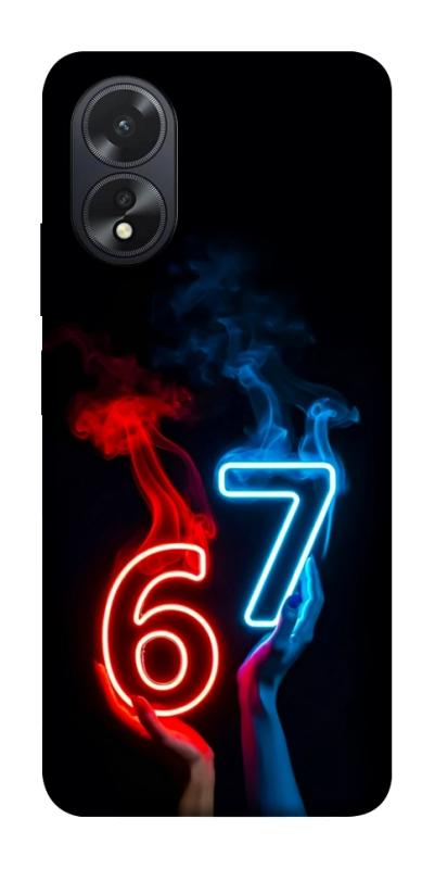 Чохол itsPrint Hands Six Seven для Oppo A38, написи, купити оптом з доставкою