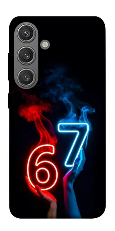 Чохол itsPrint Hands Six Seven для Samsung Galaxy S24, написи, купити оптом з доставкою