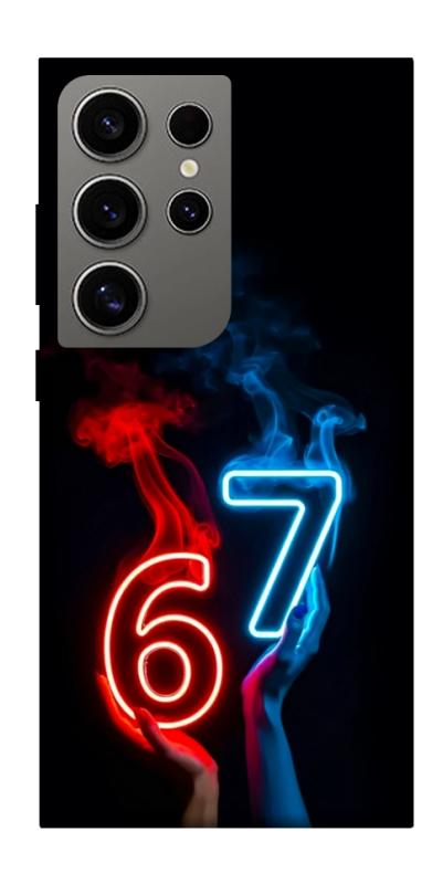 Чохол itsPrint Hands Six Seven для Samsung Galaxy S24 Ultra, написи, купити оптом з доставкою