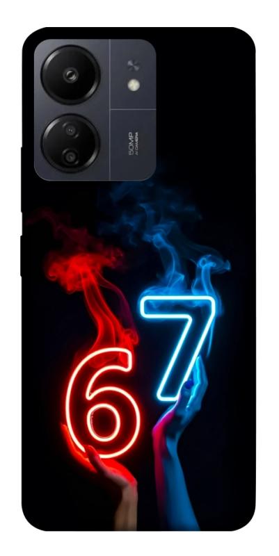 Чохол itsPrint Hands Six Seven для Xiaomi Redmi 13C, написи, купити оптом з доставкою