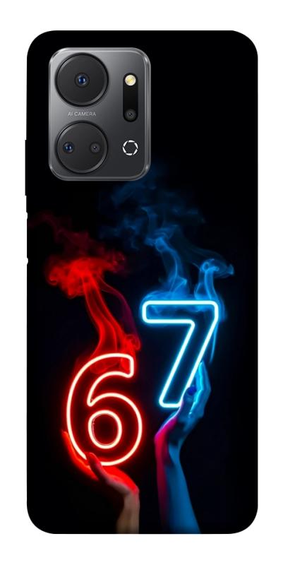 Чохол itsPrint Hands Six Seven для Huawei Honor X7a, написи, купити оптом з доставкою
