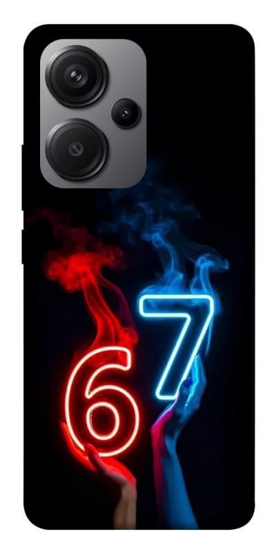 Чохол itsPrint Hands Six Seven для Xiaomi Redmi Note 13 Pro+, написи, купити оптом з доставкою