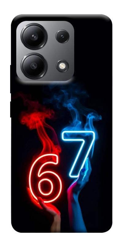 Чохол itsPrint Hands Six Seven для Xiaomi Redmi Note 13 4G, написи, купити оптом з доставкою