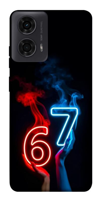 Чохол itsPrint Hands Six Seven для Motorola Moto G24, написи, купити оптом з доставкою