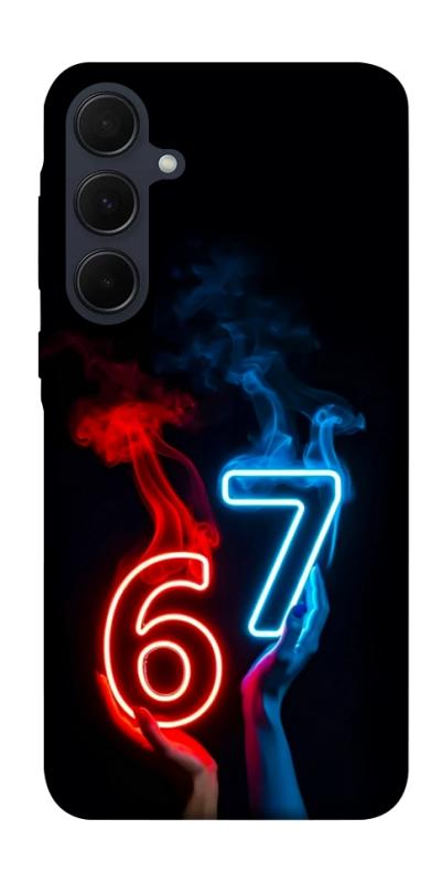 Чохол itsPrint Hands Six Seven для Samsung Galaxy A35, написи, купити оптом з доставкою