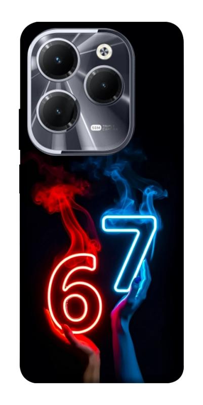 Чохол itsPrint Hands Six Seven для Infinix Hot 40, написи, купити оптом з доставкою