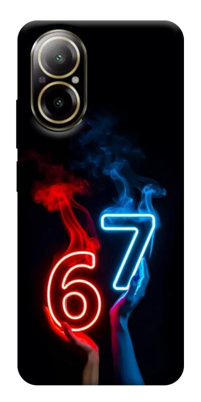 Чохол itsPrint Hands Six Seven для Realme C67 4G, написи, купити оптом з доставкою