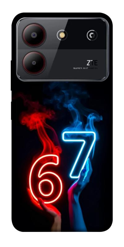 Чохол itsPrint Hands Six Seven для ZTE Blade A54 4G, написи, купити оптом з доставкою