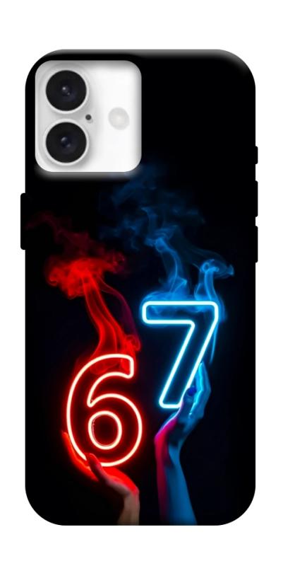 Чохол itsPrint Hands Six Seven для Apple iPhone 16 (6.1"), написи, купити оптом з доставкою