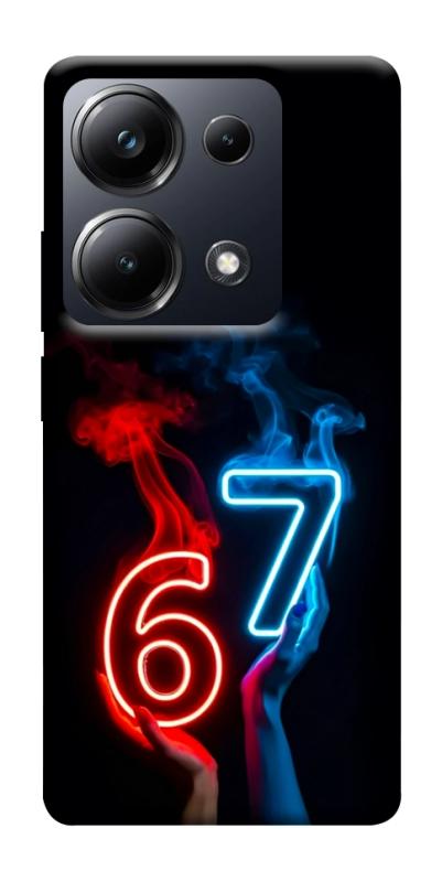 Чохол itsPrint Hands Six Seven для Xiaomi Redmi 13 4G / Poco M6 4G, написи, купити оптом з доставкою
