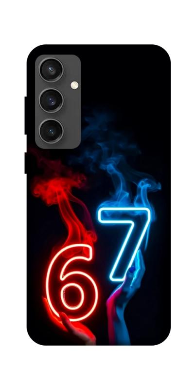 Чохол itsPrint Hands Six Seven для Samsung Galaxy S24 FE, написи, купити оптом з доставкою