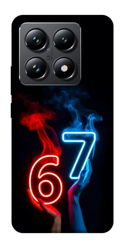 Чохол itsPrint Hands Six Seven для Xiaomi 14T Pro, написи, купити оптом з доставкою