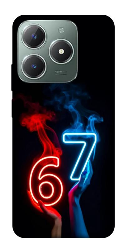 Чохол itsPrint Hands Six Seven для Realme C61 4G, написи, купити оптом з доставкою