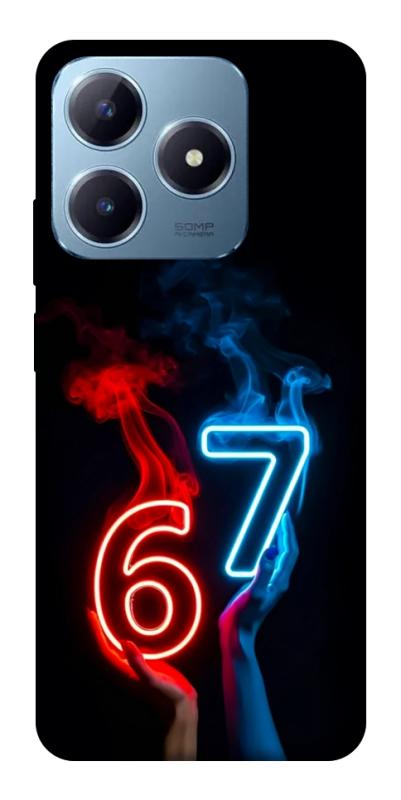 Чохол itsPrint Hands Six Seven для Realme C63 4G, написи, купити оптом з доставкою
