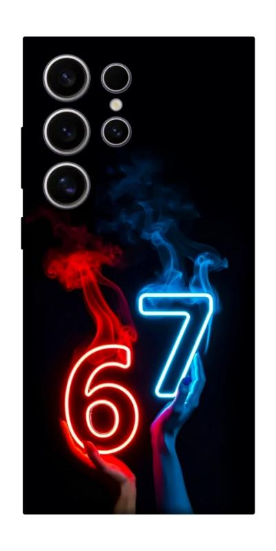 Чохол itsPrint Hands Six Seven для Samsung Galaxy S25 Ultra, написи, купити оптом з доставкою