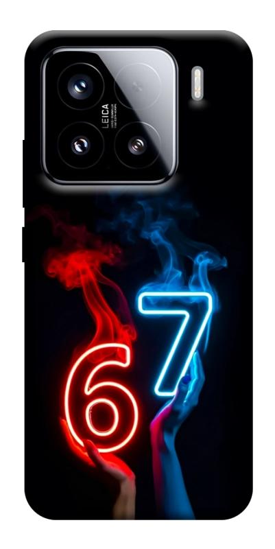Чохол itsPrint Hands Six Seven для Xiaomi 15, написи, купити оптом з доставкою