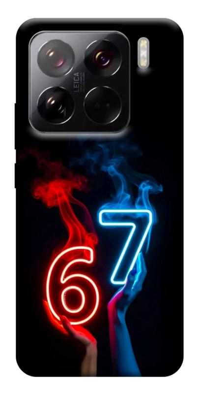 Чохол itsPrint Hands Six Seven для Xiaomi 15 Pro, написи, купити оптом з доставкою