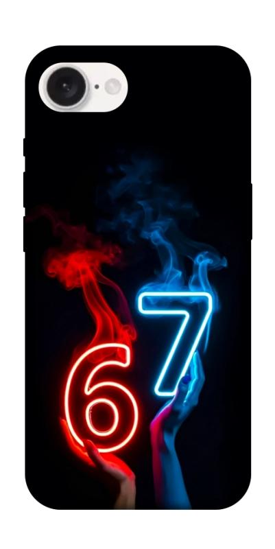 Чохол itsPrint Hands Six Seven для Apple iPhone 16e (6.1"), написи, купити оптом з доставкою