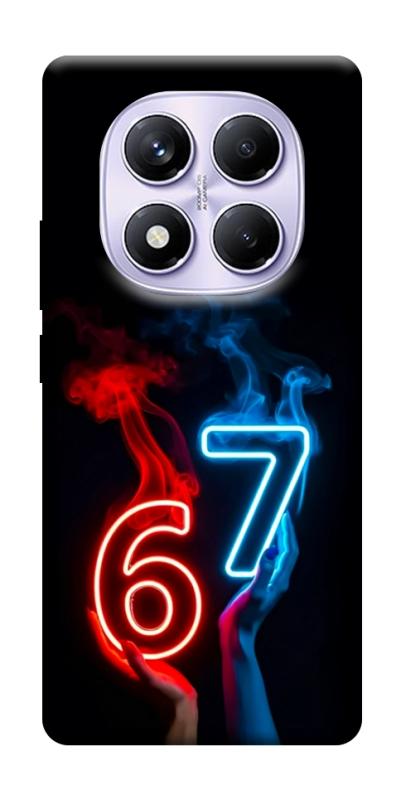 Чохол itsPrint Hands Six Seven для Xiaomi Poco X7, написи, купити оптом з доставкою