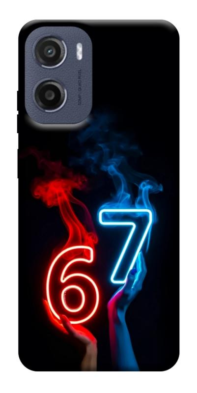 Чохол itsPrint Hands Six Seven для Motorola Moto G05, написи, купити оптом з доставкою