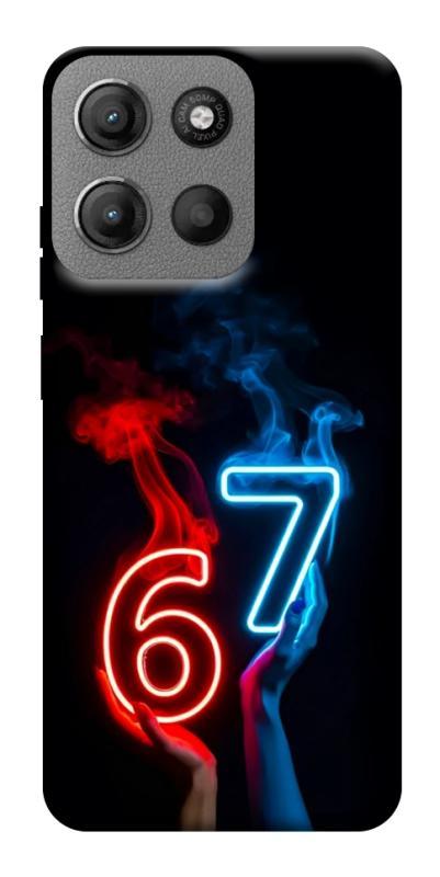 Чохол itsPrint Hands Six Seven для Motorola Moto G15 4G, написи, купити оптом з доставкою