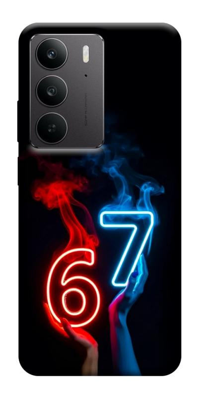 Чохол itsPrint Hands Six Seven для Realme C75, написи, купити оптом з доставкою