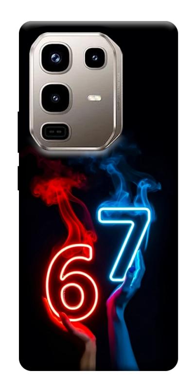 Чехол itsPrint Hands Six Seven для Infinix Note 50 Pro 4G, надписи, купить оптом с доставкой