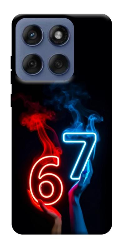 Чохол itsPrint Hands Six Seven для Motorola Edge 60 Fusion, написи, купити оптом з доставкою
