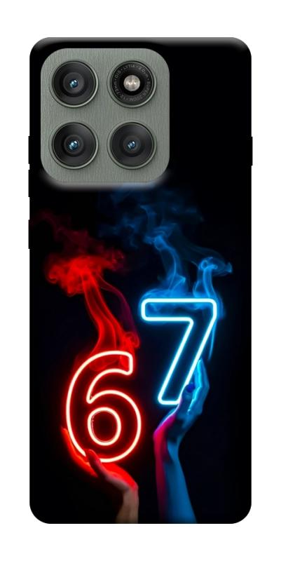 Чохол itsPrint Hands Six Seven для Motorola Edge 60 Pro, написи, купити оптом з доставкою