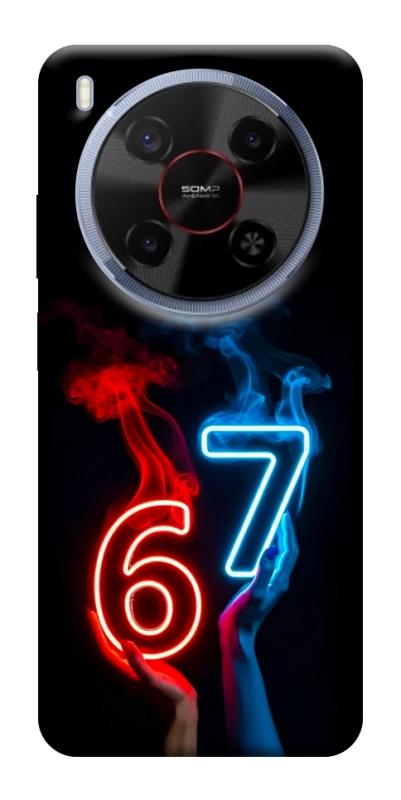 Чохол itsPrint Hands Six Seven для ZTE Nubia V70 Max, написи, купити оптом з доставкою