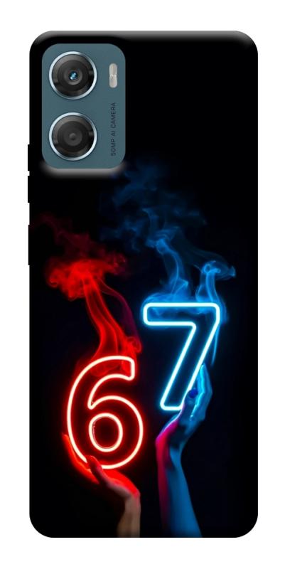 Чохол itsPrint Hands Six Seven для Motorola Moto G06, написи, купити оптом з доставкою