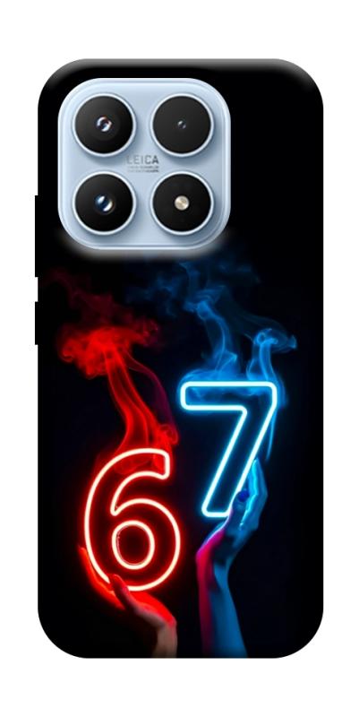 Чохол itsPrint Hands Six Seven для Xiaomi 17 Pro, написи, купити оптом з доставкою