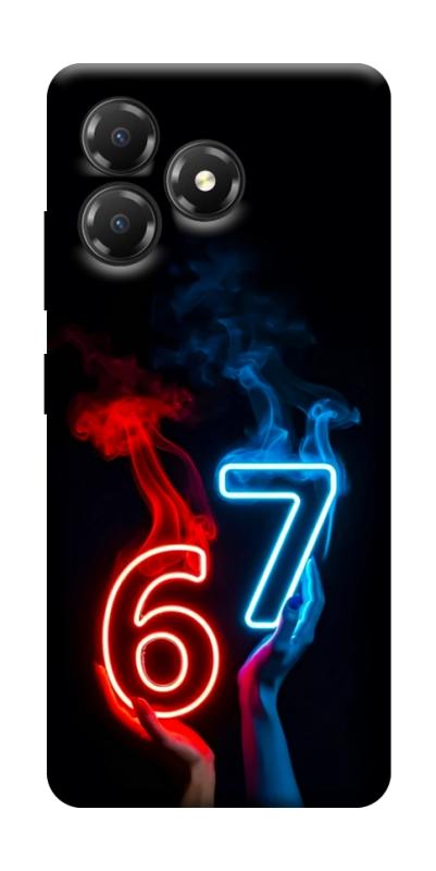 Чохол itsPrint Hands Six Seven для ZTE Blade A36, написи, купити оптом з доставкою