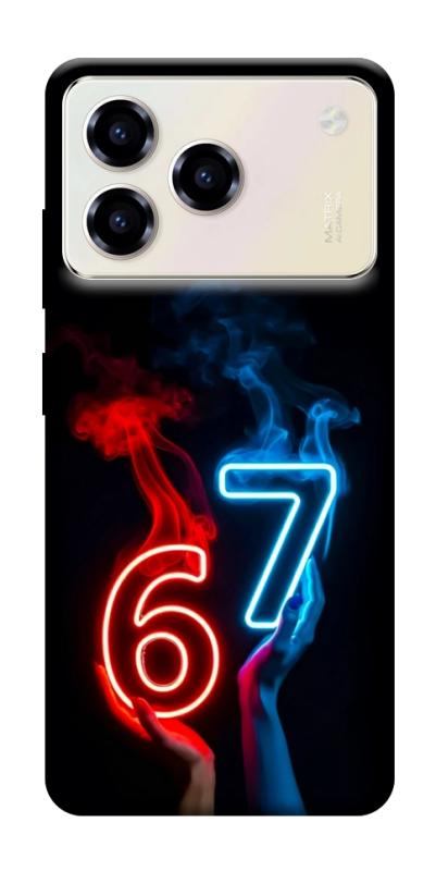 Чохол itsPrint Hands Six Seven для ZTE Blade A76, написи, купити оптом з доставкою