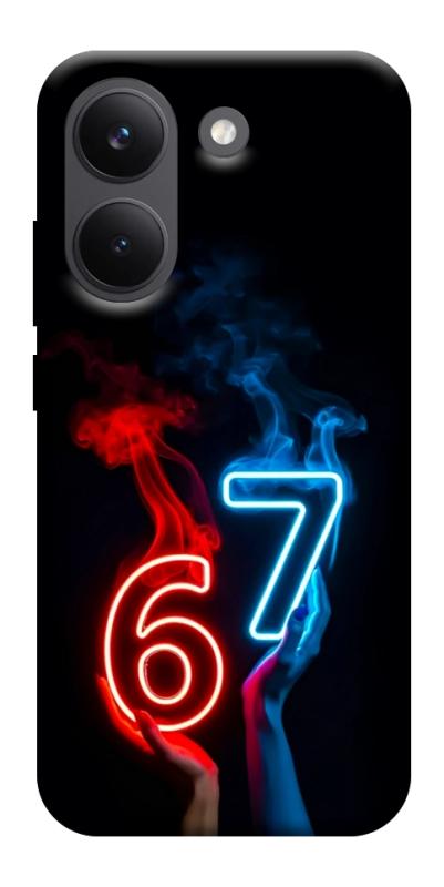 Чехол itsPrint Hands Six Seven для Xiaomi Poco X8 Pro, надписи, купить оптом с доставкой