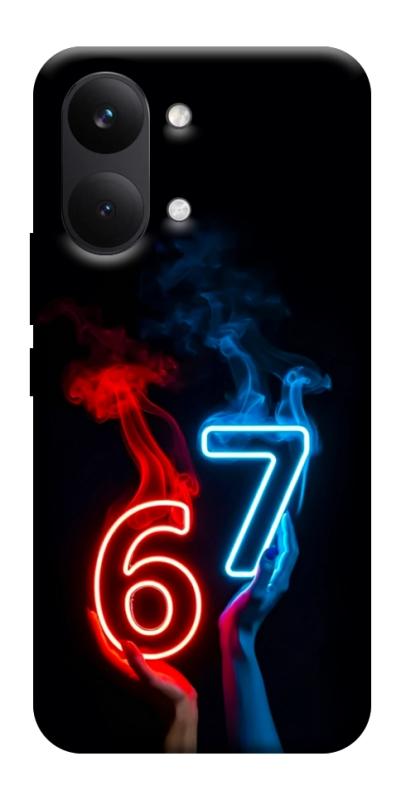 Чехол itsPrint Hands Six Seven для Xiaomi Poco X8 Pro Max, надписи, купить оптом с доставкой
