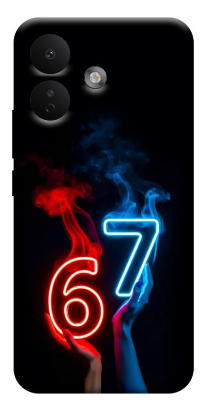 Чехол itsPrint Hands Six Seven для Xiaomi Redmi Note 17 Pro, надписи, купить оптом с доставкой