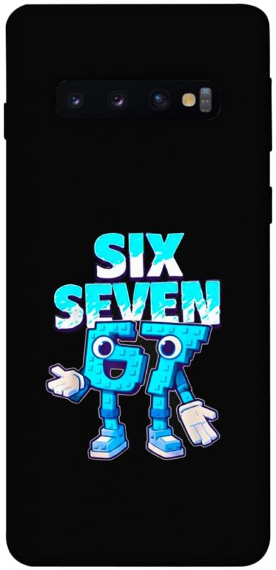 Чохол itsPrint Six Seven для Samsung Galaxy S10, меми, купити оптом з доставкою