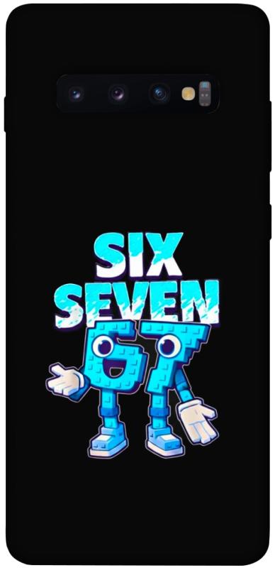 Чохол itsPrint Six Seven для Samsung Galaxy S10+, меми, купити оптом з доставкою