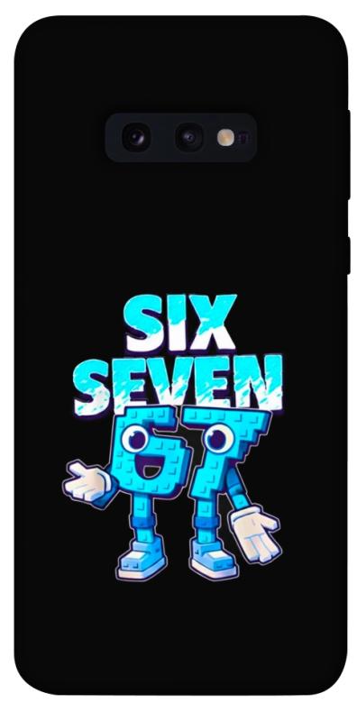 Чохол itsPrint Six Seven для Samsung Galaxy S10e, меми, купити оптом з доставкою