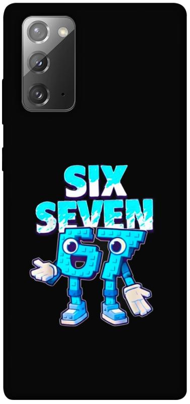 Чохол itsPrint Six Seven для Samsung Galaxy Note 20, меми, купити оптом з доставкою