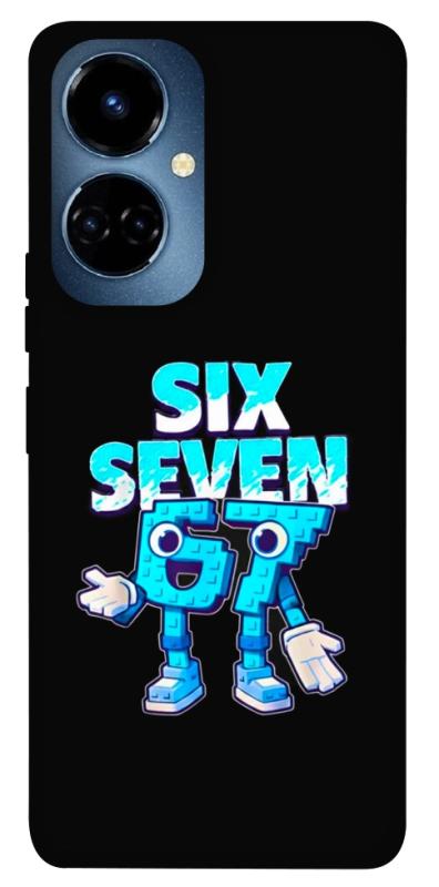 Чохол itsPrint Six Seven для TECNO Camon 19 (CI6n) / 19 Pro (CI8n), меми, купити оптом з доставкою