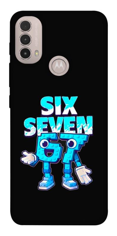 Чохол itsPrint Six Seven для Motorola Moto E40, меми, купити оптом з доставкою