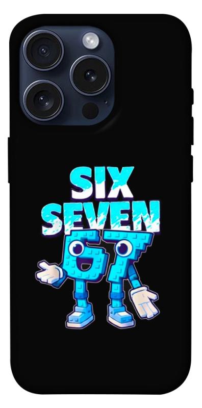 Чохол itsPrint Six Seven для Apple iPhone 15 Pro (6.1"), меми, купити оптом з доставкою