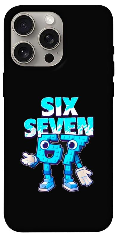 Чохол itsPrint Six Seven для Apple iPhone 15 Pro Max (6.7"), меми, купити оптом з доставкою