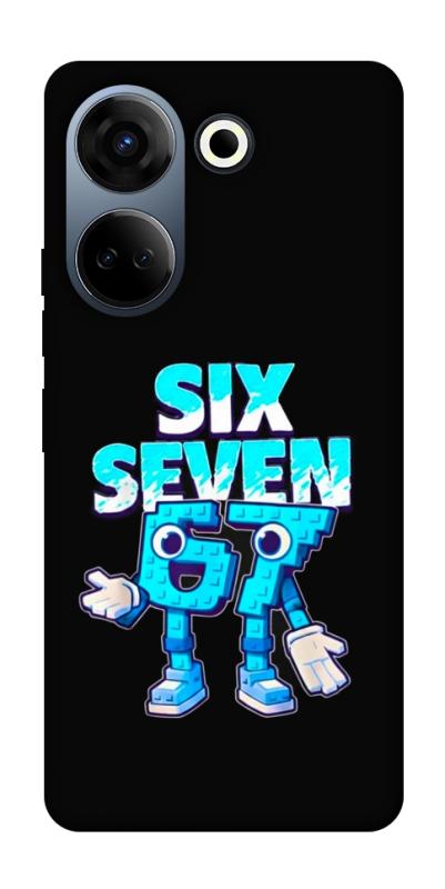 Чохол itsPrint Six Seven для TECNO Camon 20 Pro (CK7n), меми, купити оптом з доставкою