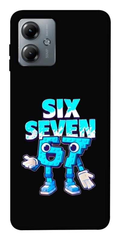 Чохол itsPrint Six Seven для Motorola Moto G14, меми, купити оптом з доставкою
