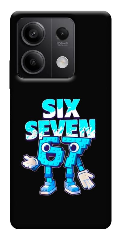 Чохол itsPrint Six Seven для Xiaomi Redmi Note 13 5G, меми, купити оптом з доставкою